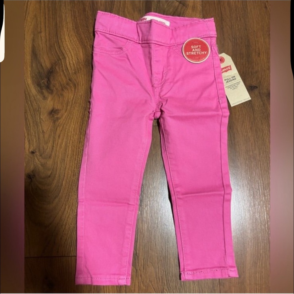 Levi's Toddler Girls Pink Stretch Jegging Jeans
